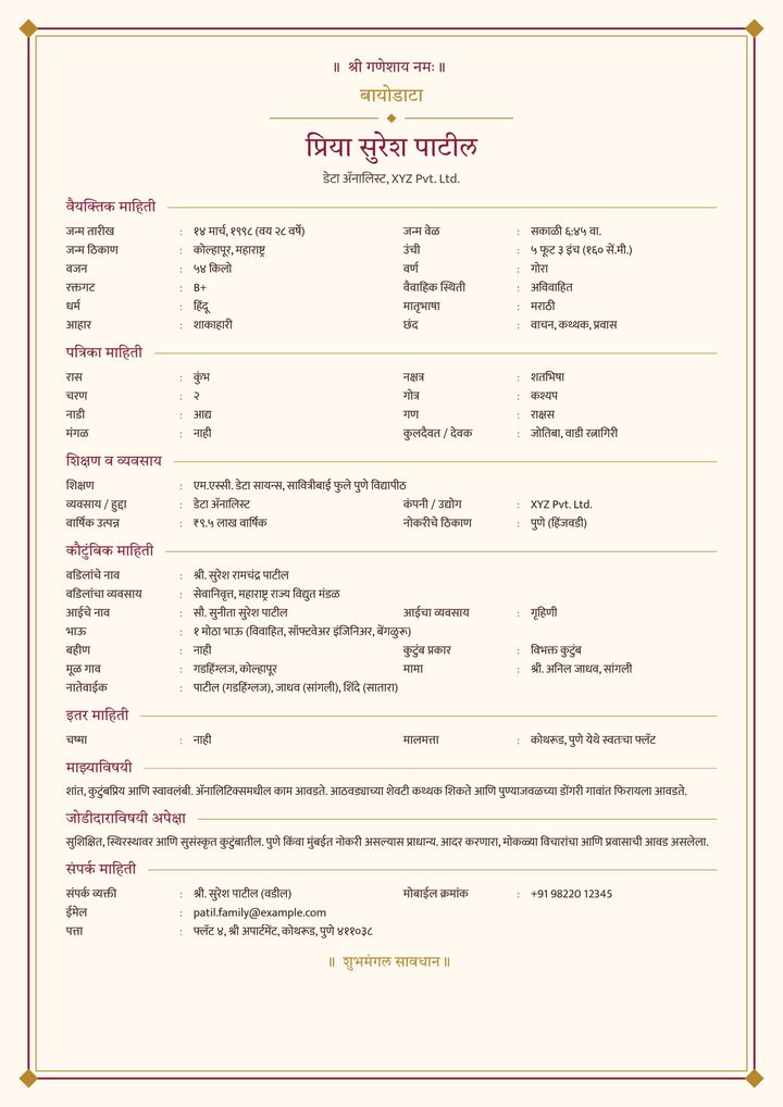 वधू – कुमकुम डिझाइन